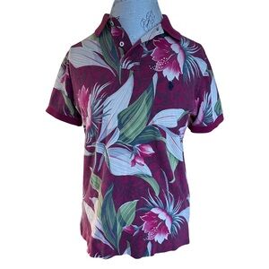 Polo by Ralph Lauren Floral Button Down Shirt - Red and Green